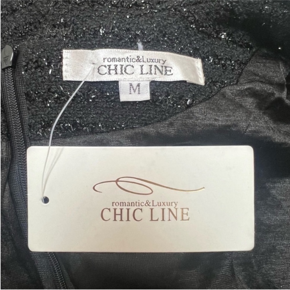 NWT Romantic & Luxury Chic Line Tinsel Holiday Dress - Picture 6 of 7